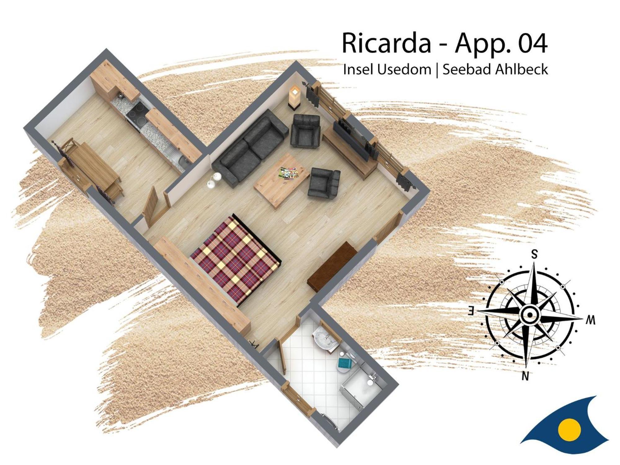 Villa Ricarda Whg 04 Heringsdorf  Exterior foto